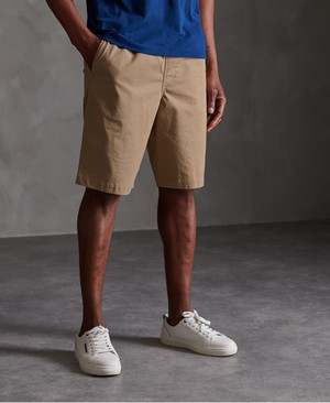 Superdry Worldwide Chino Férfi Rövidnadrág Khaki | BHEWF9781